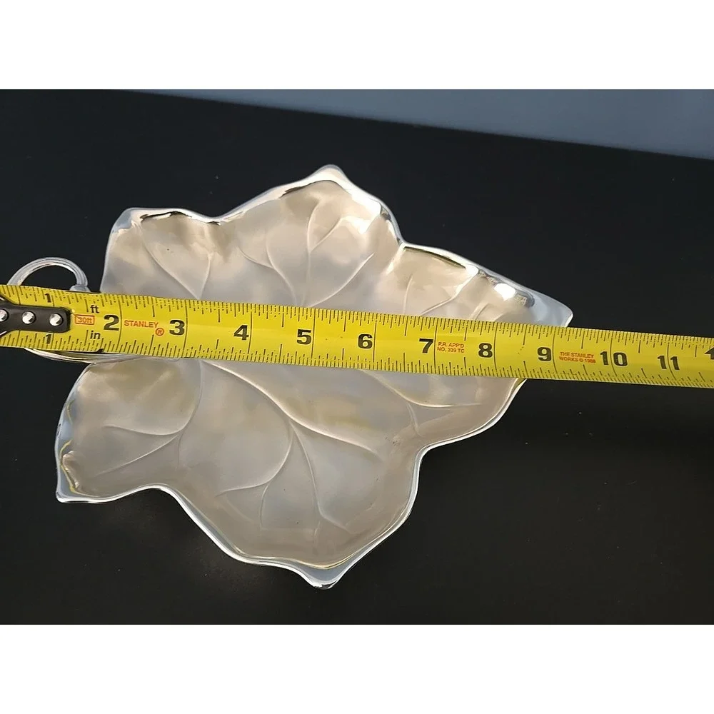 WMF IKORA BOWL‎ 6500 Grape Leaf Candy Dish silver Plated Germany Art Nouveau